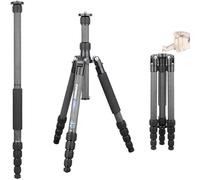 Treppiede portatile in fibra di carbonio INNOREL RT55C, treppiede da viaggio professionale monopiede per fotocamera DSLR, altezza massima 150 cm, carico massimo 12 kg