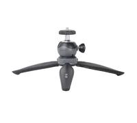 Treppiede portatile in miniatura con testa a 360 gradi per smartphone Base antiscivolo Supporto per fotocamera portatile