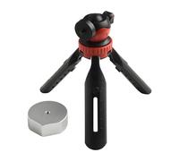 Treppiede portatile Supporto per treppiede da campeggio all'aperto Supporto per treppiedi Satellite Pali Set di montaggio con adattatore per treppiede Regolazione flessibile dell'altezza