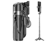 Treppiede portatile - Treppiede compatto per telefono, telefono portatile | Selfie Smartphone Pocket Stand con controller wireless, supporto leggero rotante a 360° bastone per fotografia