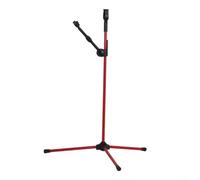 Treppiede regolabile per archi ricurvi con staffa per barra di equilibrio, strumento pieghevole per conservazione e visualizzazione stabili, faretra portatile in fibra di vetro (rosso)