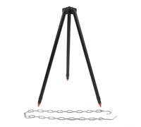 Treppiede regolabile per falò per esterni Per cucinare con forte resistenza al vento e durata, costruito con alluminio anodizzato e acciaio cromato