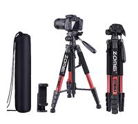 Treppiede resistente da 188 cm per fotocamere, telefoni cellulari, proiettori, webcam, telescopi, treppiede alto portatile, perfetto per fotografie di telefoni/fotocamere/live streaming/vlogging