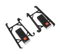 Treppiede rialzato e luce di navigazione notturna, luce di ricerca a doppia lampada con luminosità regolabile Ricarica USB-C 300mAh Batteria a terra