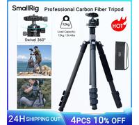 Treppiede SmallRig in fibra di carbonio con colonna centrale AP-20 per Sony DSLR Carico 12 kg con 360 ° Testa a sfera panoramica a sgancio rapido 4059