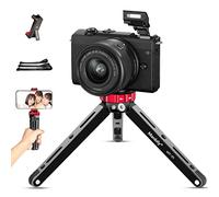 Treppiede Smartphone Manbily, Mini treppiede portatile da viaggio per fotocamera, Treppiede selfie con adattatore telefonico per telefono, Gopro, registrazione video, Peso massimo 80kg(MT-01)