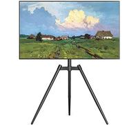 Treppiede Supporto Cavalletto Tripod - RFIVER Porta TV da Terra da 32 a 65 Pollici per Televisore da LCD/LED/OLED/QLED/Plasma Girevole 100° , 400 x 400 mm
