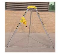 Treppiede telescopico in alluminio resistente per protezione anticaduta e attrezzatura di sicurezza di salvataggio per uso industriale Design portatile regolabile in altezza per spazi ristretti