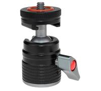 Treppiede testa a sfera per fotocamere DSLR 360 gradi rotante sfera facile regolazione angolare alluminio fotografia panoramica