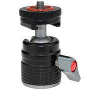 Treppiede testa a sfera per fotocamere DSLR 360 gradi rotante sfera facile regolazione angolare alluminio fotografia panoramica