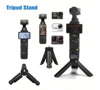 Treppiede universale compatibile con Pocket 3/Insta360 X5/GoPro, supporto da tavolo, treppiede portatile con vite standard da 1/4" Tagli UnicaLega di alluminio