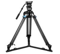 Treppiede video Sirui Twin-Leg 75mm Half-Bowl + testa fluida professionale VHS10