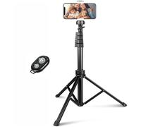 Treppiede wireless selfie stick compatibile con Samsung Galaxy S23 S24 Ultra Plus - Monopiede Otturatore remoto integrato autoritratto estensibile