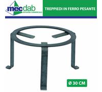 Treppiedi da Camino in Ferro Pesante Adatto Per Caldaie e Pentole