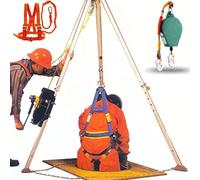 Treppiedi di soccorso, Argano anticaduta for gallerie e pozzi profondi - Dispositivo di sollevamento durevole for operazioni antincendio soccorso