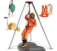 Treppiedi Kit treppiede Spaziale confinato per Tunnel fognario, Sicurezza di Soccorso, 1200 1800 2600 libbre Winch(1200LBS Winch+Falling Protector)
