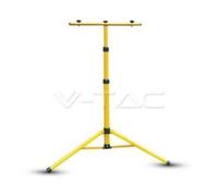 TREPPIEDI PER SUPPORTO PROIETTORE LED FARO DA CANTIERE ALLUMINIO V-TAC LAVORO