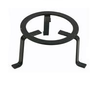 Treppiedi Portalegna Per Camino In Acciaio Piatto 30x15 Cm Tondo Peso Kg 1,2