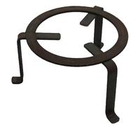 Treppiedi trespolo in ferro battuto pesante per fuoco