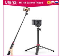 Treppiedi ULANZI TRIPOD MT-44 Treppiedi Vlog per smartphone con supporto per telefono con slitta fredda per fotocamera treppiede mobile SLR portatile