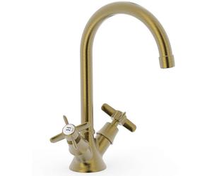 Tres Clasic-Tres rubinetto per lavabo verticale ottone/bronzo antico 24210901LM