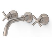 Tres Mont Blanc rubinetto per lavabo da incasso acciaio 28330002AC