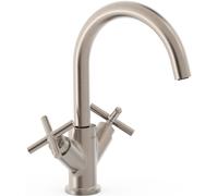 Tres Mont Blanc rubinetto per lavabo verticale acciaio 28320301AC