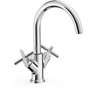 Tres Mont Blanc rubinetto per lavabo verticale cromo 28320301