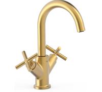 Tres Mont Blanc rubinetto per lavabo verticale oro 28310301OM