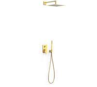 Tres Project set doccia da incasso con soffione oro 21128004OR