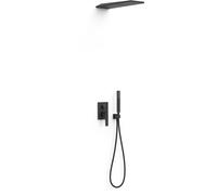 Tres Slim Exclusive set doccia da incasso con soffione nero 20228005NM