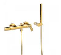Tres Study Exclusive rubinetto per vasca e doccia a parete oro 261.170.01.OR