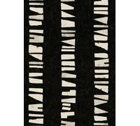 Tres Tintas Carta da parati Linear Footprints - Black