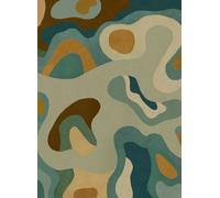 Tres Tintas Carta da parati panoramica Burle - Índigo