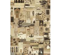 Tres Tintas Carta da parati Postal - Beige