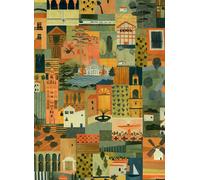 Tres Tintas Carta da parati Postal - Green