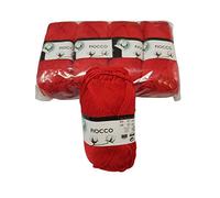 Tresfere Cotone per Maglieria Fiocco Pacco 250g col 7288 Rosso