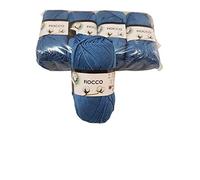 Tresfere Cotone per Maglieria Fiocco Pacco 250g col7521 Azzurro Sport