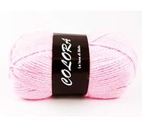 tresfere Lana di Biella Colora, 50g per Uncinetto e Ferri (Rosa - 1618)