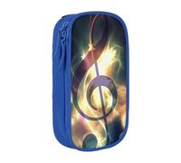 TRESILA Astuccio di grande capacità con scomparto con cerniera per matite e penne, organizer durevole e grande astuccio per cancelleria/nota musicale, Blu, Taglia unica, Organizer per borse