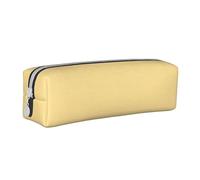 TRESILA Astuccio in pelle con cerniera per matite e penne, organizer per cancelleria durevole, astuccio per matite, limoni e fiori, Profumo Rosa Giallo, Taglia unica, Organizer per borse