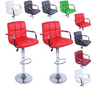TRESKO® 2 x Sgabelli da Bar e da cucina Sgabello Lounge Sedia in deversi colori