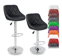 TRESKO 2 x Sgabello da Bar Sedia Cucina Colore a Scelta Sgabelli deversi colori