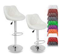 TRESKO 2 x Sgabello da Bar Sedia Cucina Colore a Scelta Sgabelli deversi colori