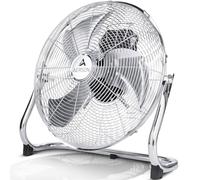 TRESKO AERSON Ventilatore da pavimento 40 cm, con 3 livelli di potenza, ventilatore 75W, alto flusso d'aria, struttura robusta in metallo, angolo di inclinazione ca. 110 gradi