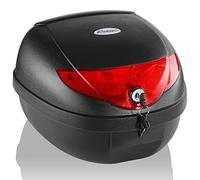 TRESKO® Bauletto per Scooter 24 lt Baule per casco, adatto per un casco, bauletto universale, ciclomotori, motocicletta, quad