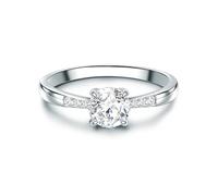 Tresor 1934 Solitario da Donna in Argento Sterling 925 con Zirconia Brillante