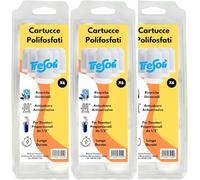 Tresorì 18 Cartucce Universali di Polifosfato - Ricariche per Dosatori Proporzionali, Anticalcare e Anticorrosive per Caldaie e Elettrodomestici - Pronte all'Uso