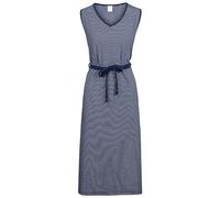 Trespass Abito estivo da donna con scollo a V, spacchi laterali e tasche laterali Loretta, Navy Stripe, XL