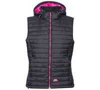 Trespass Aretha Warm Giacca Imbottita con Cappuccio Removibile, Donna, FAJKGIN20001_BLKXS, Nero, XS